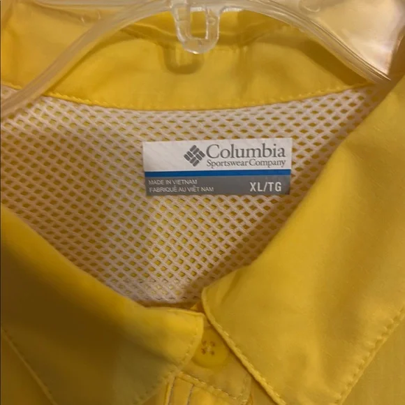 Columbia WOMENS XL Yellow Long Sleeve Shirt:  BRAND NEW - Picture 2 of 8